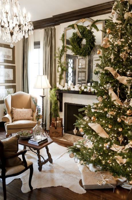 Идеи украшения домашнего интерьера в канун Рождества